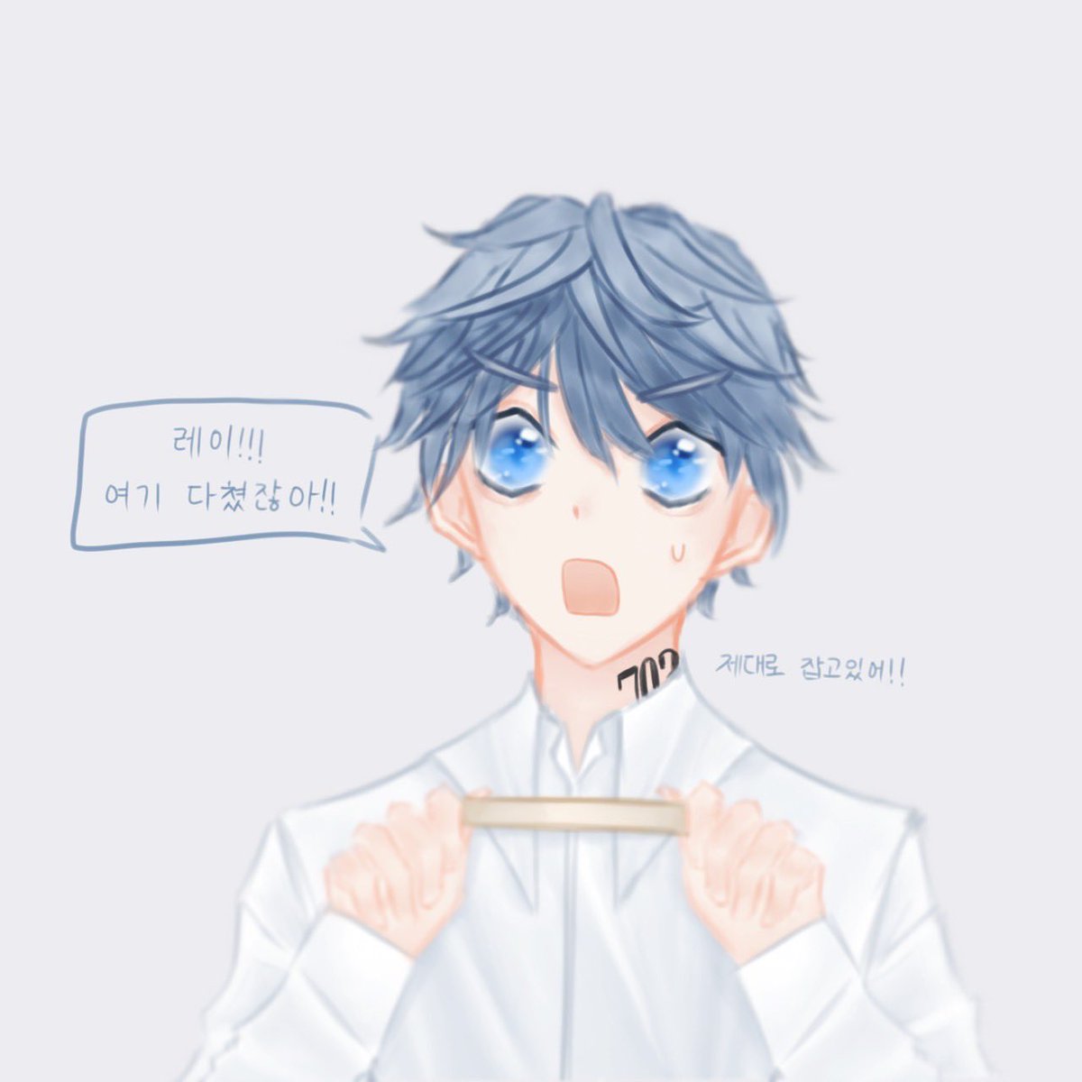 Noemrayiloveu's tweet photo. #약네랜_120분전력
#tpn
#約束のネバーランド
 반창고 https://t.co/ovdC6Pk98V