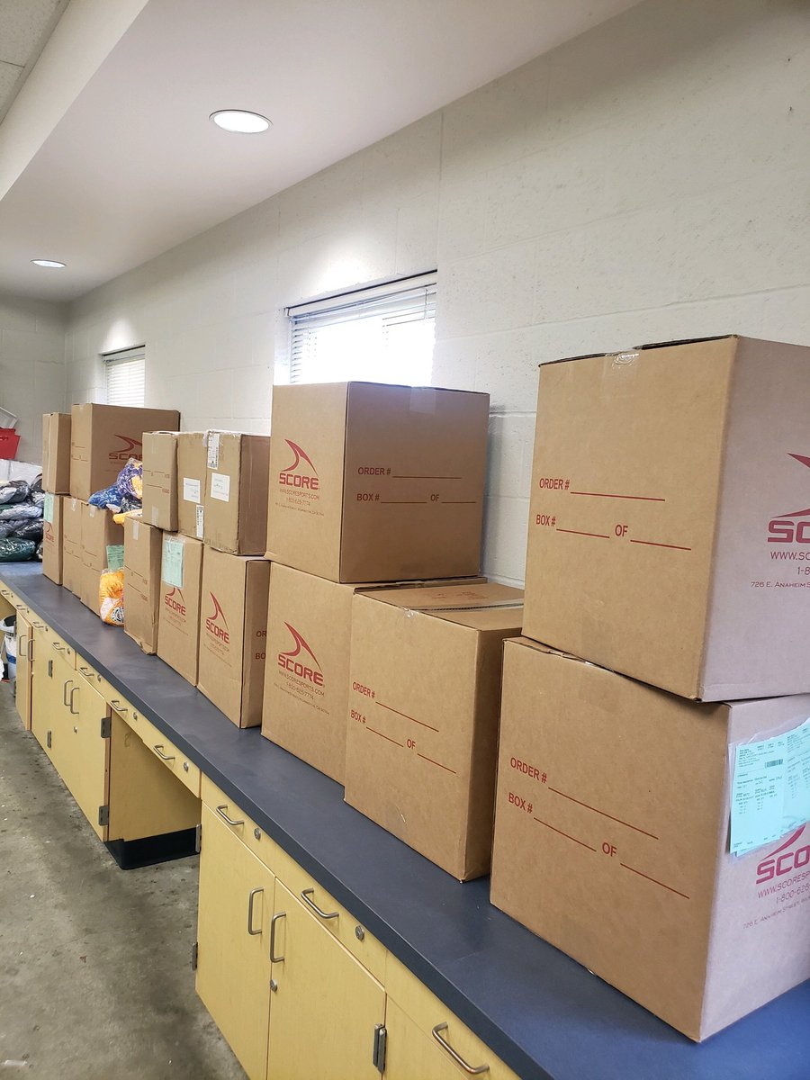 Setting up for uniform distribution!  We're so excited!