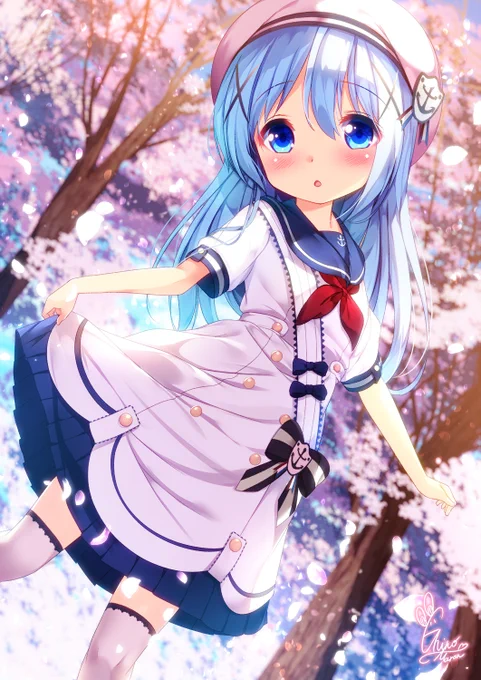 ロリータセーラーワンピチノちゃん
#gochiusa 