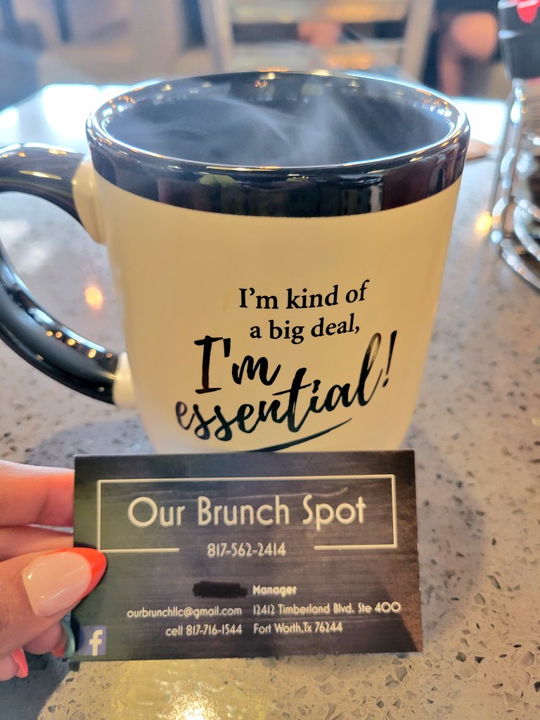 We are here, and Sarah is our waitress. She is phenomenal, and walks like she runs the room. #BossBabe #TXBrunch #OurBrunchSpot, #yelp review coming soon.