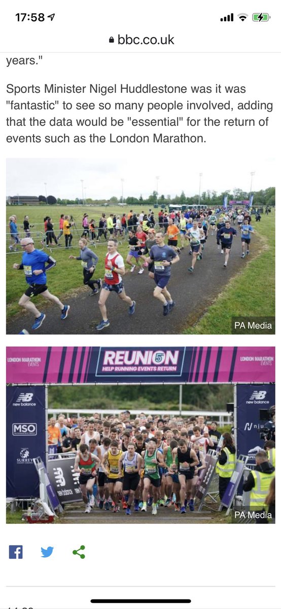 It seems I made the BBC website running the #reunion5k today.

Hoping for a return of #parkrun soon!