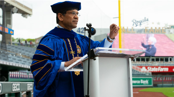 What a beautiful day for #UMKC Commencement! #RoyalRoos #Classof2021RooStrong
