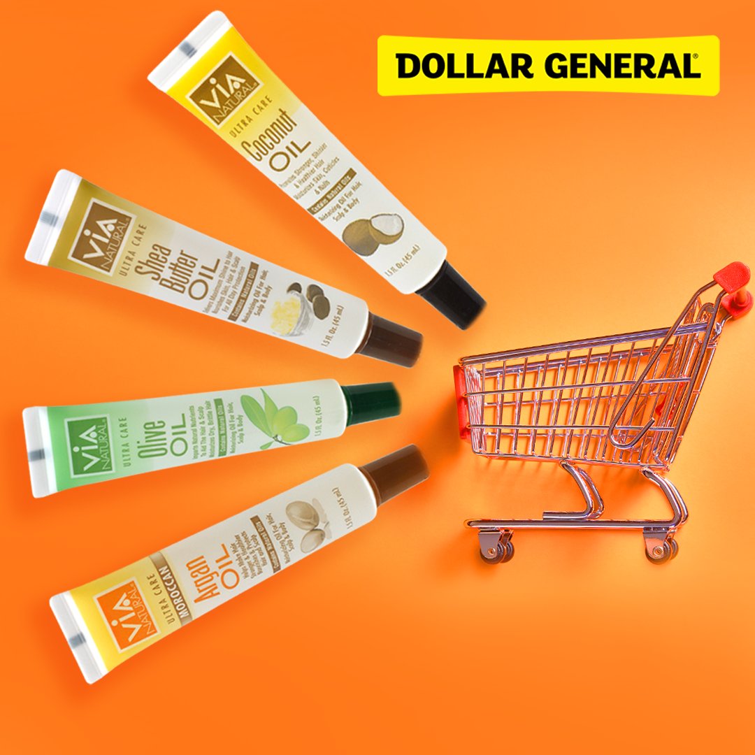 vianatural_'s tweet photo. Never let a strand go dry! Make sure to pick up your favorite Via Natural Ultra Care Tube Oils at your local @DollarGeneral
.
.
#ViaNaturalInDollarGeneral #ViaOils #NaturalOils #SkinCare #HairCare #SkinOil #HairOil #DollarGeneral #BodyOil #ViaTubeOils #NailCare #DollarFinds #Shop https://t.co/Cp4TMMIjEP
