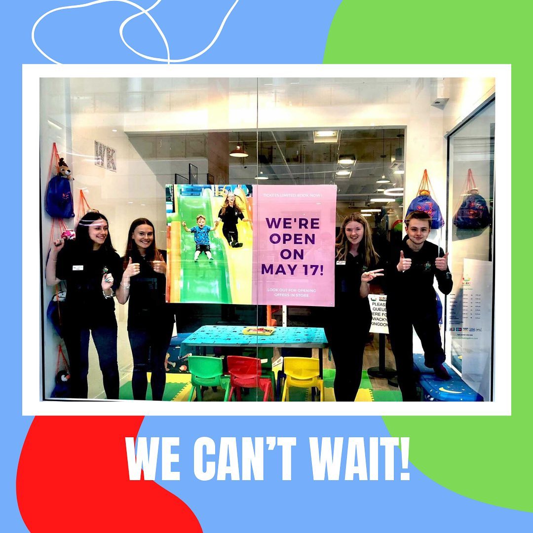 Everyone here at Wacky Kingdom is working so hard to get everything ready for when our doors open on the 17th! Visit Belfry Shopping Centre live count to see how many people are there redhillbelfry.co.uk <a href="/BelfryShopping/">Belfry Shopping Centre</a>  #LockdownEasing #playground