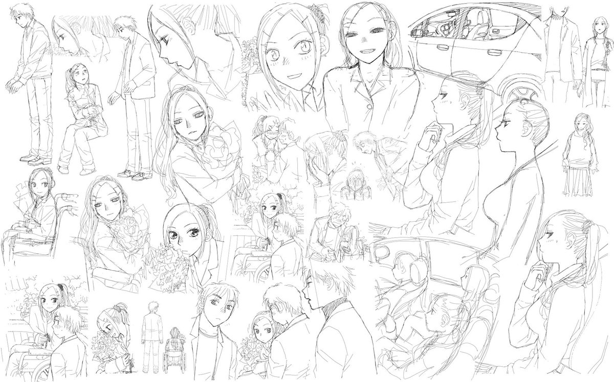 連載作のボツラフ保管ファイル…↓

オイラは描き方が安定しません…どんどん違うやり方に興味が移るので…早く描けません…要するに遅筆なんです
_φ(T▽T;)
でも、なるべく一つの連載の中では変えないよーに努力しています…が、それもまた遅筆になる原因になってしまっています
申し訳ない(^^;; 