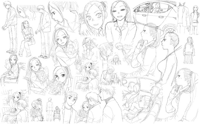 連載作のボツラフ保管ファイル…↓

オイラは描き方が安定しません…どんどん違うやり方に興味が移るので…早く描けません…要するに遅筆なんです
_φ(T▽T;)
でも、なるべく一つの連載の中では変えないよーに努力しています…が、それもまた遅筆になる原因になってしまっています
申し訳ない(^^;; 