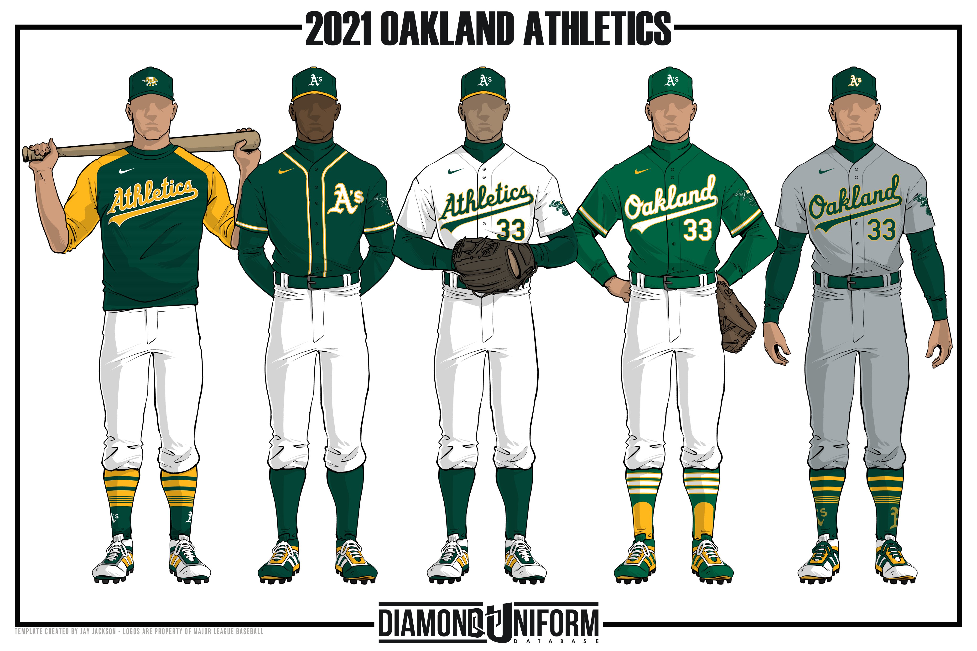 oakland a uniform