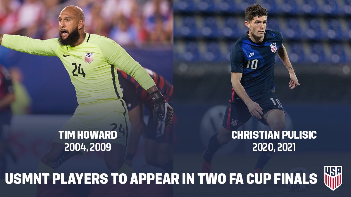 U S Men S National Soccer Team Christian Pulisic Follows An Old Teammate As The Second Usmnt Player To Make Multiple Appearances In The Facupfinal T Co 2qtgs2bz Twitter