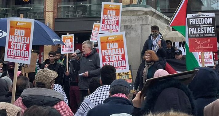 Around 300 people protested in #Coventry today against #Israeli state terror and the war on #Gaza, as part of demonstrations around Britain and the world. For a socialist view of the options ahead have a read here socialistworld.net/2021/05/13/con…