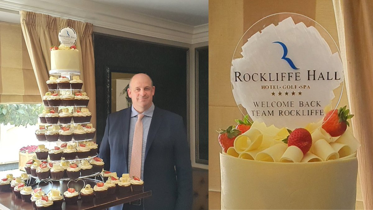 After it all ended in ‘tiers’ last time, our Managing Director Jason Adams has been welcoming team members back to the resort with delicious cupcakes 🧁😋

Thank you! <a href="/burnett4cakes/">Chris Burnett</a>  @MDRockliffeHall 

#teamappreciation