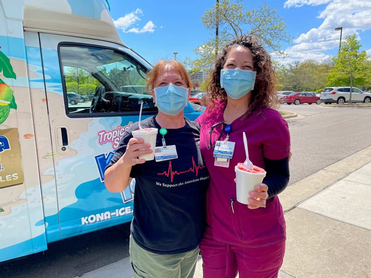 Henry Ford Health System on Twitter "Icy treats from KONAICE