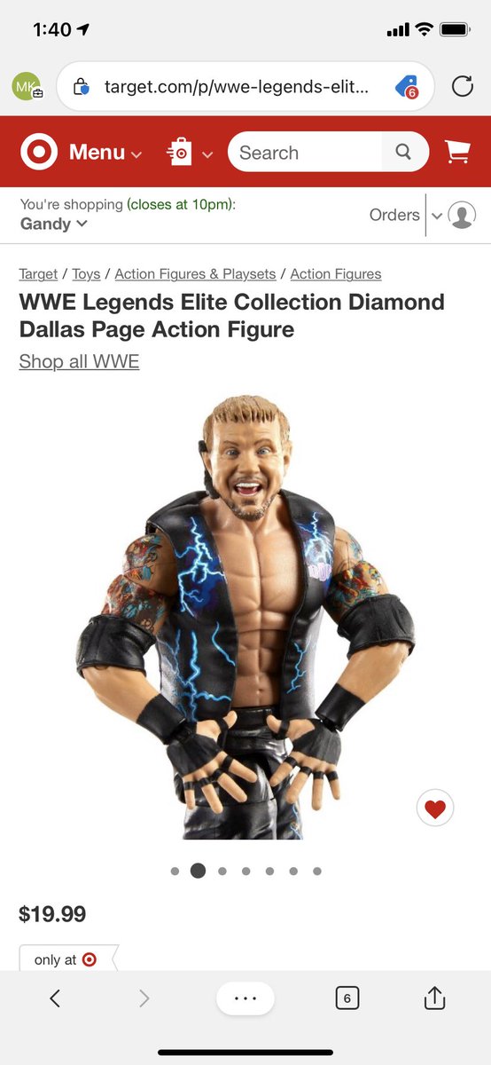 DdpyMatts's tweet image. Wow. Preorders for Target Exclusive Diamond Dallas Page WWE Legends  Elite already sold out. #DDPY #DDP