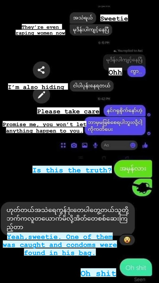 DoctorsRights's tweet photo. 15 MAY - The locals of Mindat confirmed that the SAC troops have been raping women, including an 8th grader! The NUG had also issued a statement condemning the violence and the sexual assault.

This inhumanity absolutely cannot continue.

#SayNoToRape
#WhatsHappeningInMyanmar https://t.co/nE7MbSKbqU