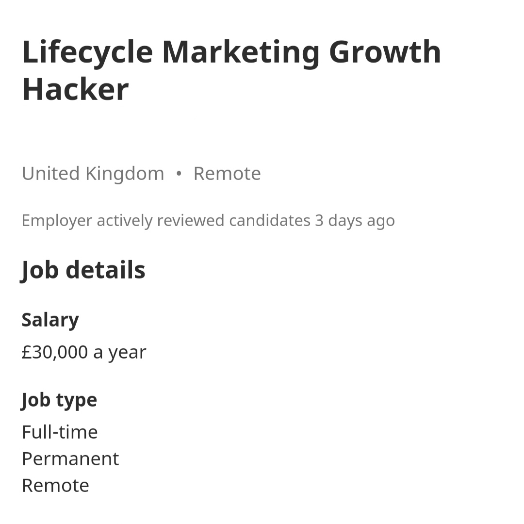 Gotta hack it, right? 🤦‍♀️🤦‍♀️🤦‍♀️

#jobseeker #recruitmentstruggle