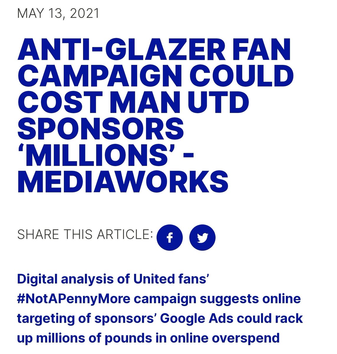 Boycott MUFC Sponsors tweet media