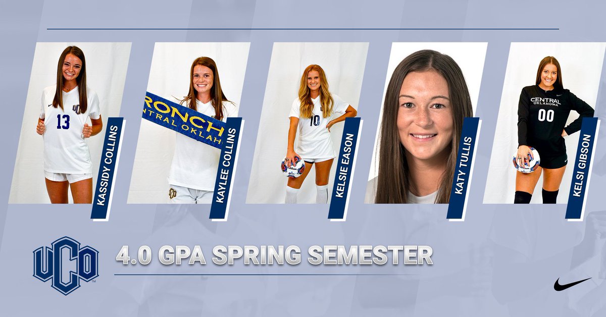 UCOSoccer's tweet photo. Congratulations to all of our 4.0 GPA student athletes. Keep up the great work in the classroom 💙💛#RollChos🐴 https://t.co/JF27glIZXF