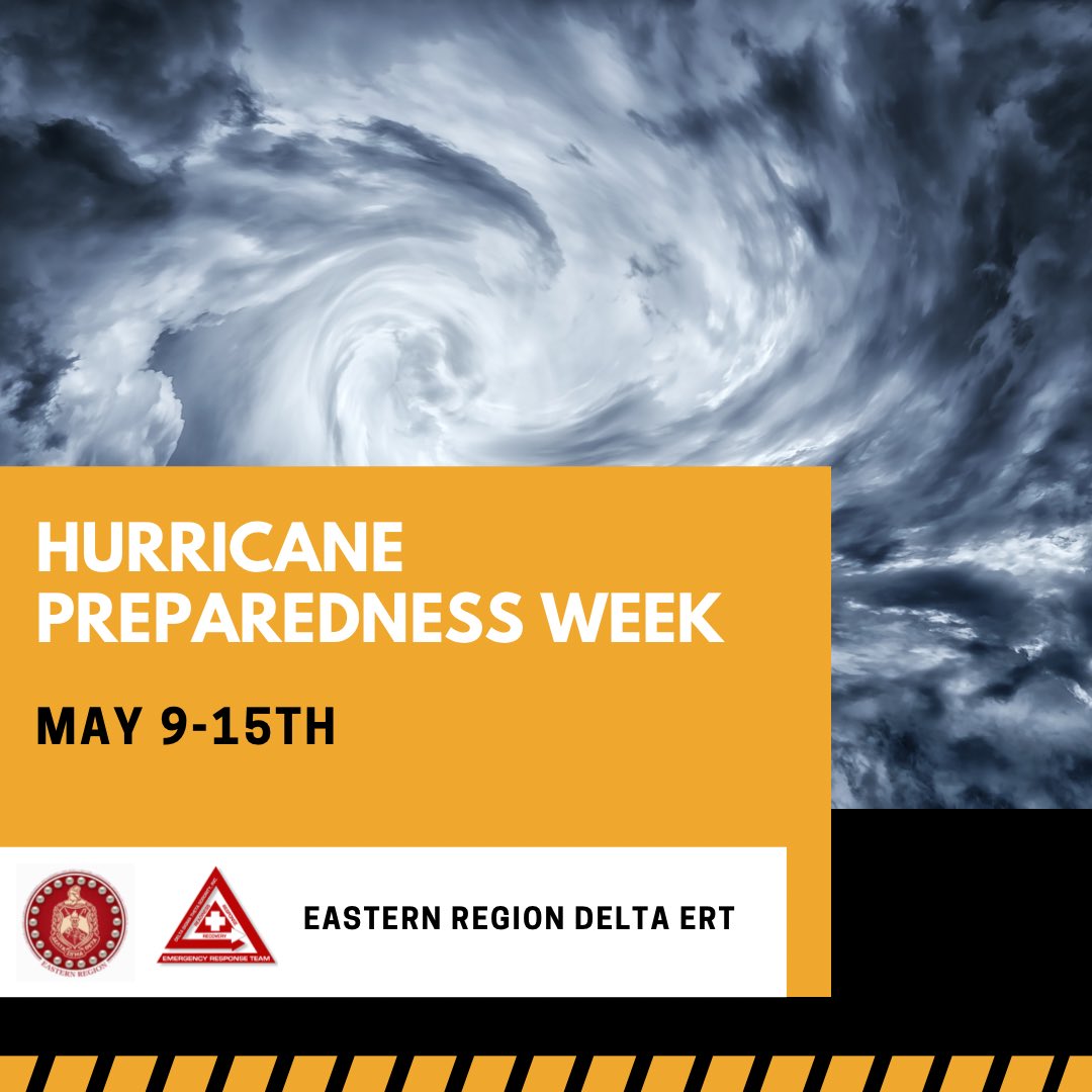 easternregdst's tweet photo. Hurricane Preparedness Week is May 9-15, 2021.
Be ready for hurricane season. Today you can determine your personal hurricane risk, find out if you live in a hurricane evacuation zone, and review/update insurance policies.
#bedeltaready #PrepaREDness #Hurricaneready #stayREDy https://t.co/JqOAnOJOOD