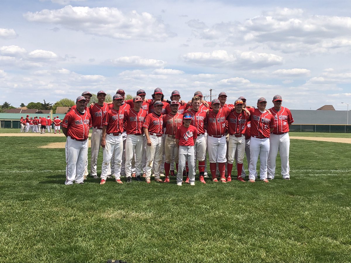 TylerSeggerman's tweet photo. HIGH SCHOOL ⚾️ @wblsports 
(11) @VanWertCougars 1
@BaseballKenton 0
FINAL

WBL Co-Champions! #YNNSports https://t.co/SAeZBe2YOi