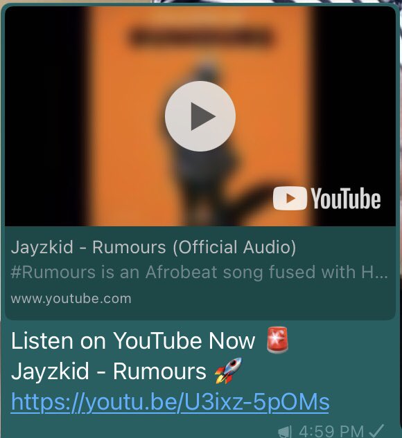 Jayzkidmusic's tweet photo. Listen on YouTube Now 🚨
Jayzkid - Rumours 🚀
https://t.co/LmEzthxGpS
#JayzkidRumours #Jayzkidmuzik #Jayzkid #Rumours https://t.co/0shSMeFmuY