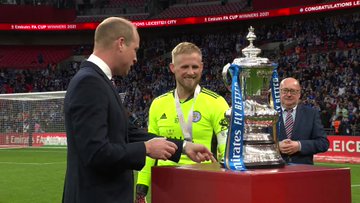 Leicester City celebrate Emirates FA Cup Final win