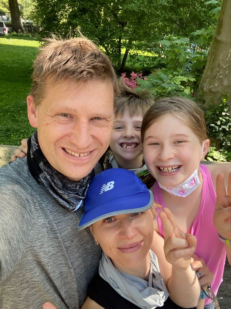 Allen family (mostly) enjoyed the #GlobalMile in Central Park today with (mostly) no complaints about the distance from the smallest two. Loved feeling part of this global FCDO family! Well done everyone in New York and around the world.