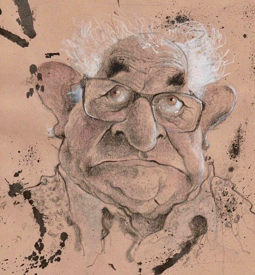 Happy Birthday to one of my absolute heroes Ralph Steadman.   