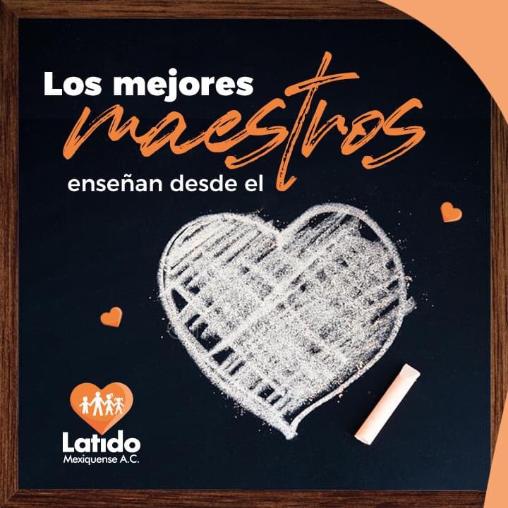 LatidoM's tweet photo. Gracias maestras y maestros por descubrir e impulsar nuestras capacidades. ¡Felicidades en su día! 👩‍🏫👨‍🏫🧡 #DíaDelMaestro #15deMayo https://t.co/I3wT9h6AOx