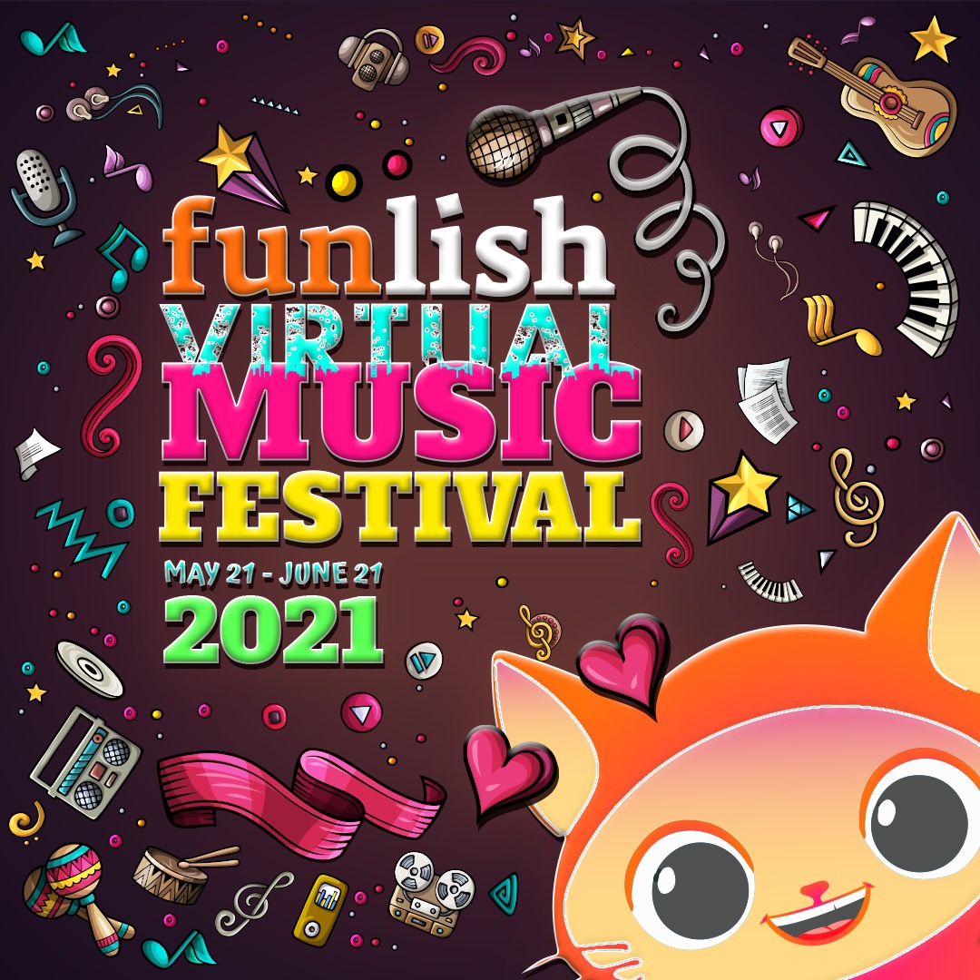 The wait is finally over! 

Want to beat pandemic blues? 
Here's your virtual vaccine 💉 🎸🥁🎤🥳

Head over to Funlish - Fun With English Facebook page for all event guidelines. 

#funlish #funwithenglish #funlishvirtualmusicfestival #fvmf