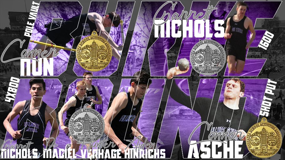 FCstrength's tweet photo. Tickets Punched
Conner Nun- District Champ: Pole Vault
Connor Asche- District Champ: Shot Put
Garrett Nichols- District Runner-Up: 1600
4X800- District Runner-Up https://t.co/WtC7txMPuN