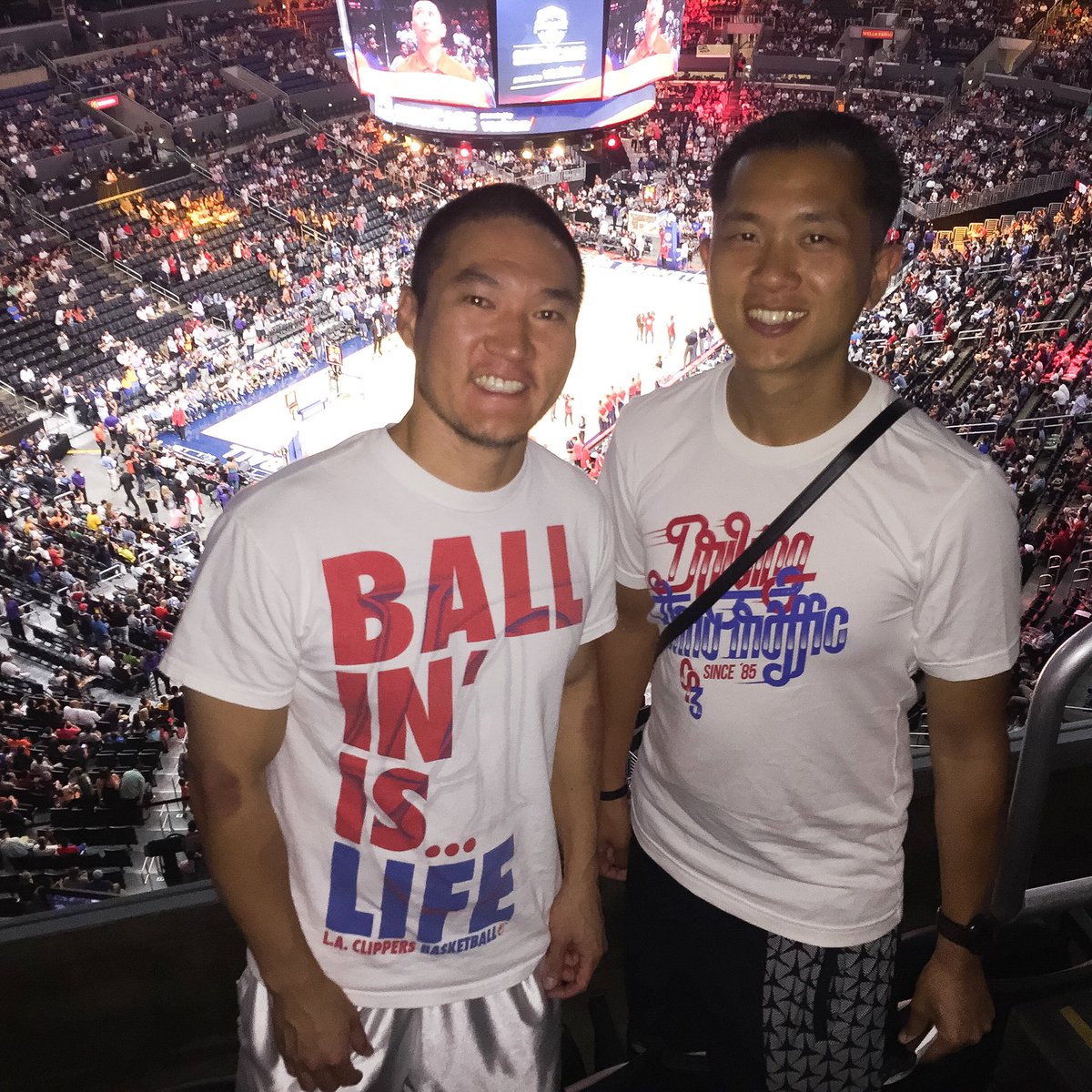 RikDaddy's tweet photo. From basketball courts to bars to Clippers games and everything in between. Wishing a #HappyBirthday to one of the original Chubby Asian Girls and my best man @YungBolo #BuiYah #ChubbyAsianHoops #HBD #AlmostClub40 https://t.co/WAMP3X0G46