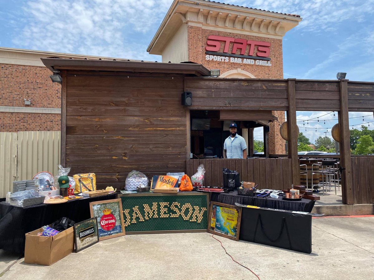Stats Sports Bar (@statssportsbar) on Twitter photo omg. Look who dropped by to taste all of the delicious wing sauces and buy some raffle tickets to benefit Boots 4 Troops! <a href="/50cent/">50cent</a> #houston #wingcookoff #raffle <a href="/boots4troops/">Boots For Troops</a> omg. Look who dropped by to taste all of the delicious wing sauces and buy some raffle tickets to benefit Boots 4 Troops! <a href="/50cent/">50cent</a> #houston #wingcookoff #raffle <a href="/boots4troops/">Boots For Troops</a>