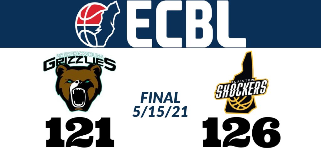 Plaistow Shockers hold off Fredericksburg Grizzlies #ECBL