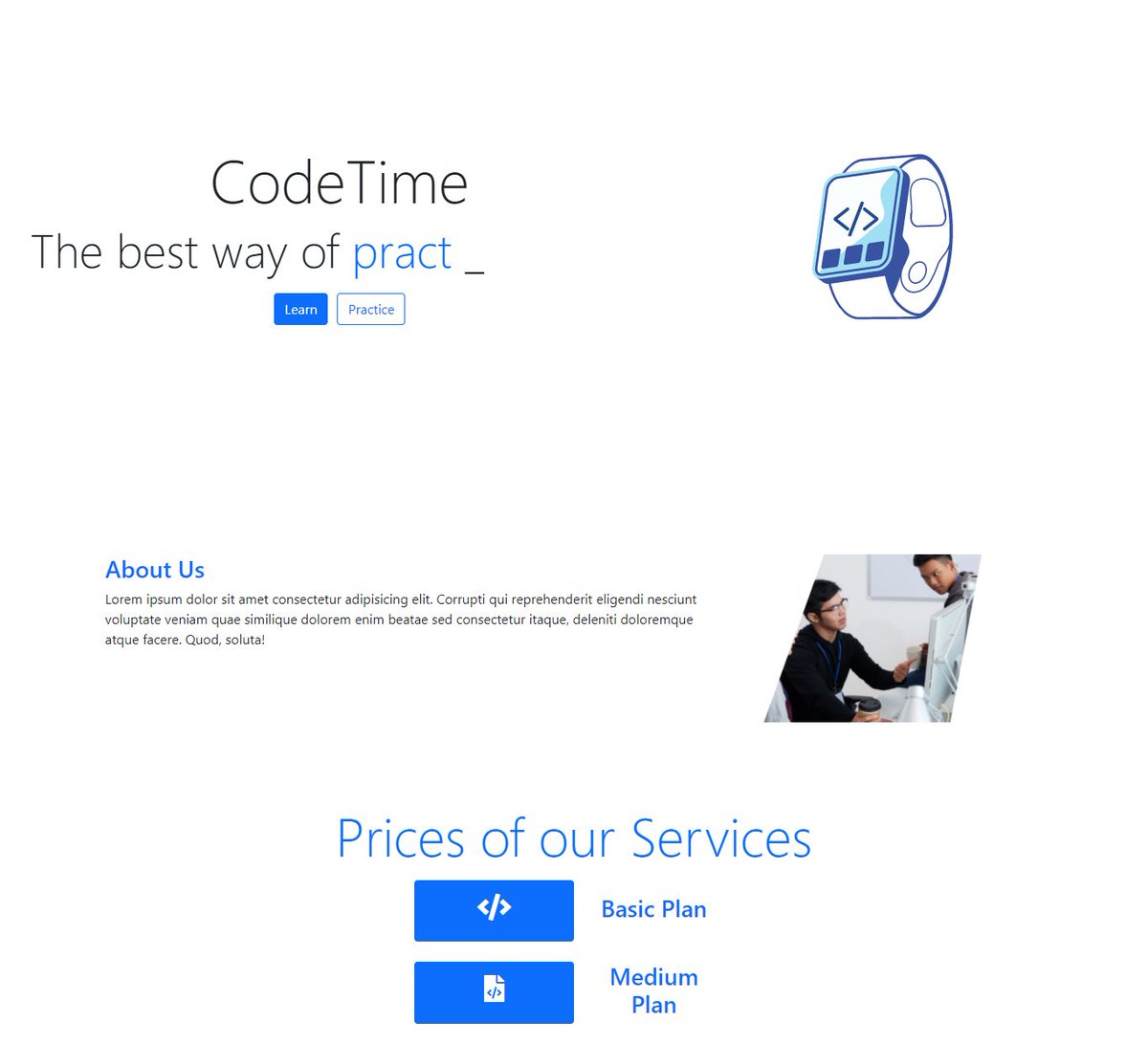 frannndev's tweet photo. Último Código del dia!!
Spoiler de lo que programaré el lunes, una pequeña landing page ficticia hecha con Bootstrap y Typer JS
#code #coding #dev #develoment #webdev #frontend #backend #coding #coding4ever #codechile #holamundo #helloworld #bootstrap #javascript ✨ https://t.co/1nQmyevRwG