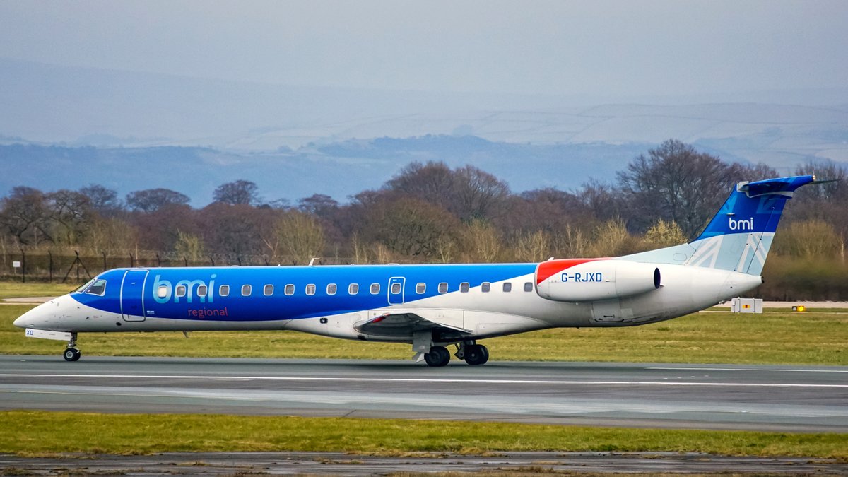 29Aviation's tweet photo. BMI Regional (G-RJXD) Embraer ERJ-145EP https://t.co/YYJwtQPUVr | #FlyBMI #BritishMidland #Embraer #EmbraerLovers #ERJ145 #Embraer145 #RegionalJet #Aircraft #Airplane #MAN #ManchesterAirport #EGCC #Airline #Airplane #PlaneSpottingBE https://t.co/PfFMGF5Kqt