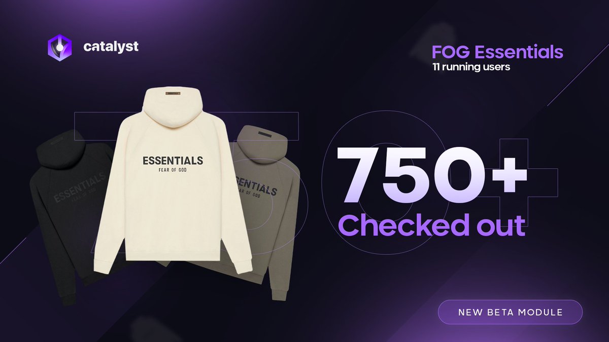 Our newest beta module COOKED the FOG Essentials release with 750+ items checked out and only 11 running users! 🚀

Need a chance to cook with us? We're giving away 5 weekly keys! Retweet, like, and follow us for a chance to win. 🥳🔁