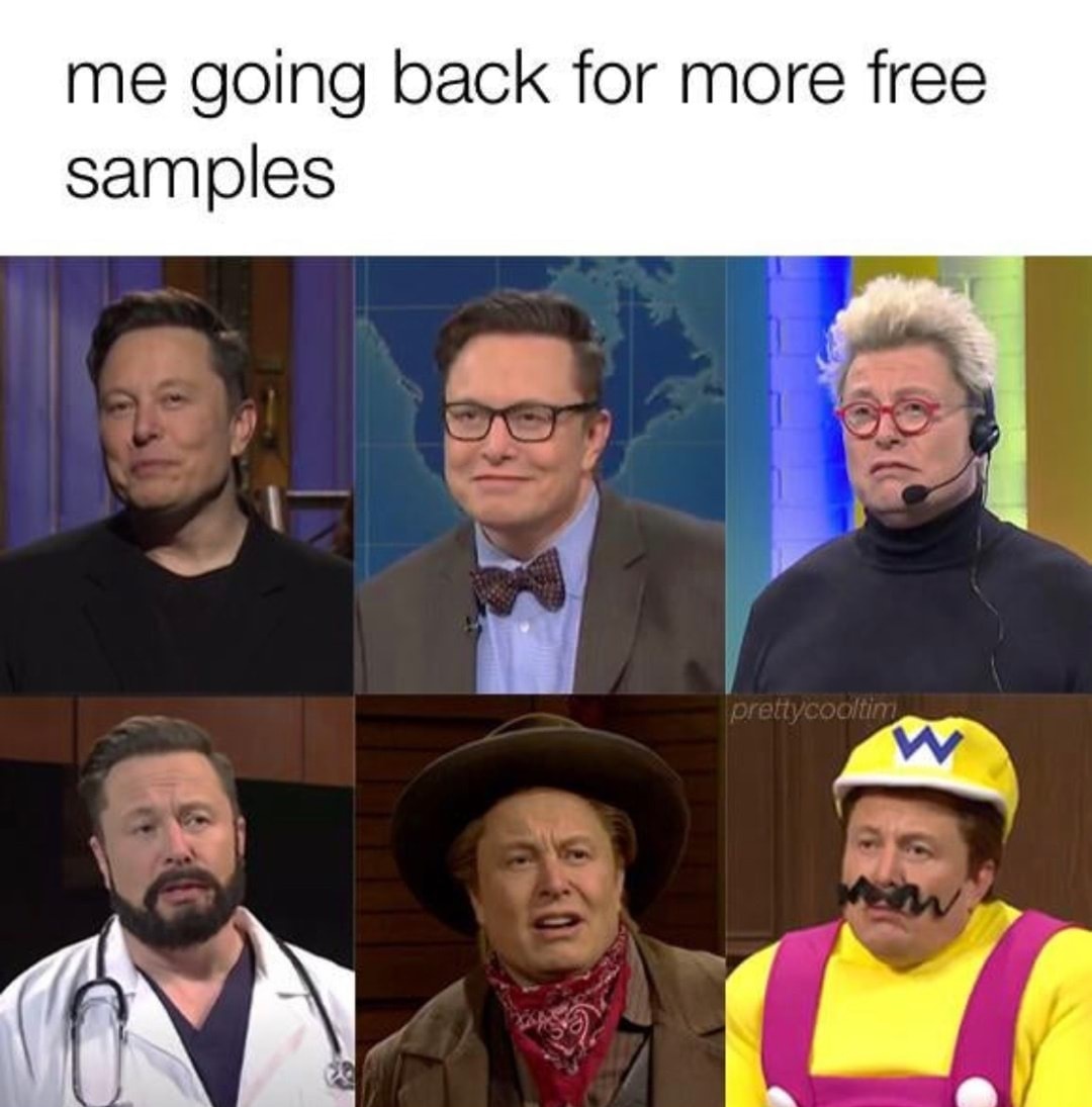 When they don't  #AcceptDoge but they have free samples.  #dogearmy #dogecoin #DogecoinRise