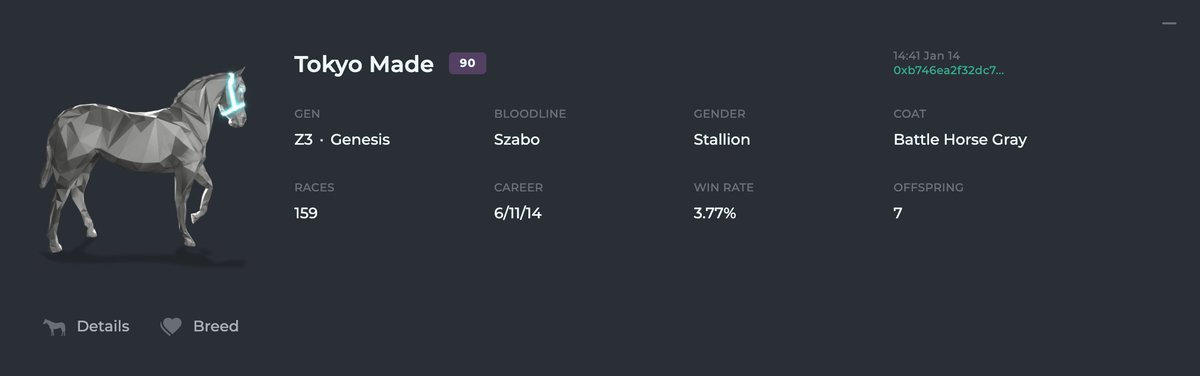 Retweet this tweet to win a FREE chance to win Z3 Tokyo Made: zedcompetitions.com/product/tokyo-…

We will pick a retweeter on Monday.

#ZedRun #Retweet #NFT