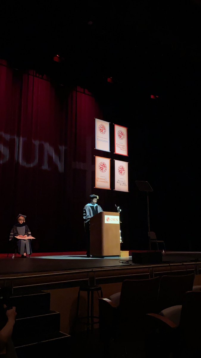 csunorthridge's tweet image. #CSUN VP of Student Affairs and Dean of Students William Watkins welcomes the classes of ’20 
and ’21, “Graduates, today we celebrate you and all of your accomplishments!” #CSUNgrad