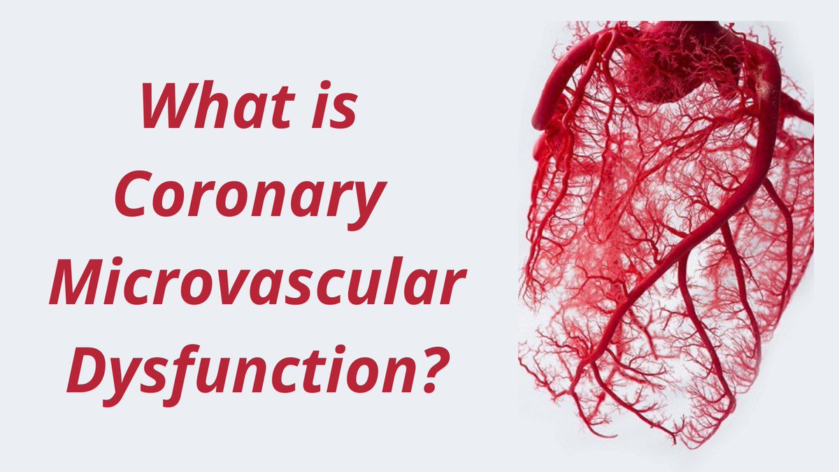 #CMD #Tweetorial

⚡ Coronary Microvascular Dysfunction ⚡
 
1/19

📌 What Is #CMD❓
📌 Why Is #CMD Important❓

Based on my #ACC21 #ACCImaging presentation