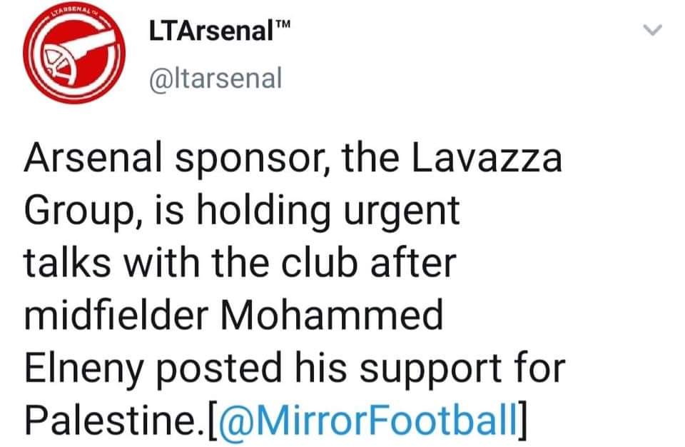 JaydaeZi's tweet photo. Boycott #Lavazza #coffee
How Israeli propaganda works.
#mohamed_elneny u are a hero for speaking up!
#Gaza #Palestine #ltarsenal #cristiano #CristianoRonaldo #MoSalah #syncaglar #CDPpalestinoSADP #GenocideinGaza #GazaUnderAttack #HumansAreNotShields https://t.co/wDNeSqPVEq