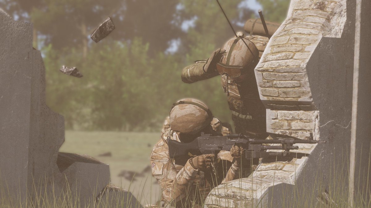 British Army soldiers come under Taliban fire during Operation Tor Shezada, Helmand Province, Afghanistan, 2010. #Arma3 #arma3photography