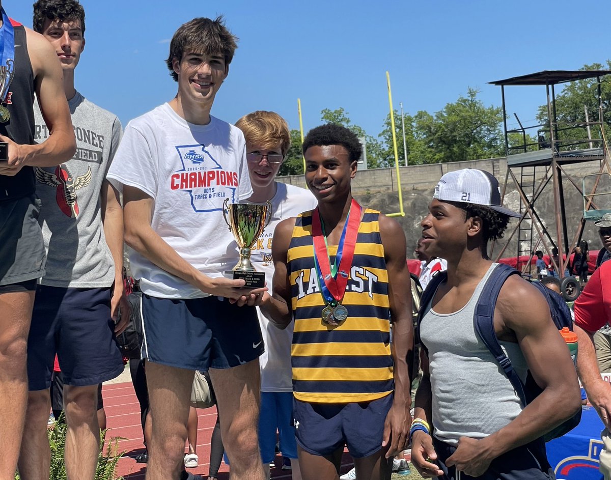 Marist girls are the 4A track and field state champions. The War Eagles totaled 116 points at the state meet. The boys finished in fourth place.