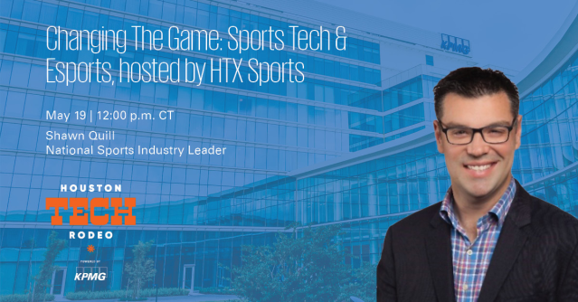 ShawnQuill_'s tweet photo. I’m privileged to join an expert panel of @HouEX sports industry executives on May 19th as we share our experiences leading innovation and discuss how #tech is driving sports. #HoustonTechRodeo #HTR2021 #KPMGHouston #KPMGatHTR #HTXTechRodeo https://t.co/t3B7Nj1GtL https://t.co/j2V0Oz8MSX