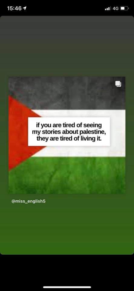 AmimaAngela's tweet photo. If you’re tired seeing our posts about palestina than you are as wrong as the settlers (zionist) themselve. Everyone who’s “neutral”, is a part of the problem, everyone who’s silent, is a part of the problem. 

#FreePalestine https://t.co/Y95K33ehuo