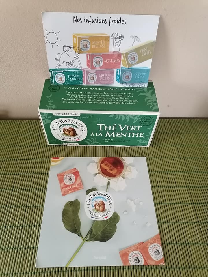 Moreau19677030's tweet photo. Les 2 Marmottes - Infusions froides

1 jeu de cartes
1 boîte d'infusion Thé Vert à la Menthe

1 boîte d'infusion Mêlée de Fruits

1 boîte d'infusion Agrumes
#sampleo #les2marmottes #infusions #infusionles2marmottes #infusionfroide #quedesplantes

@sampleo @Les2Marmottes https://t.co/RSIfpfDsyT