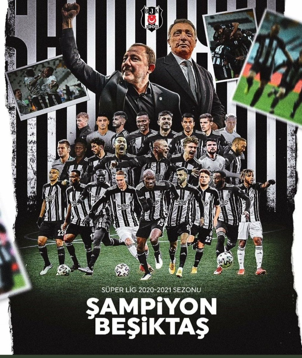Beyazına sevgili, Siyahına aşığız...
Biz zaten sana sevdalıyız...
Şampiyon olsan Beyaz, olmasan Siyahız...
İyi ki BEŞİKTAŞLIYIZ... #SampiyonBesiktas