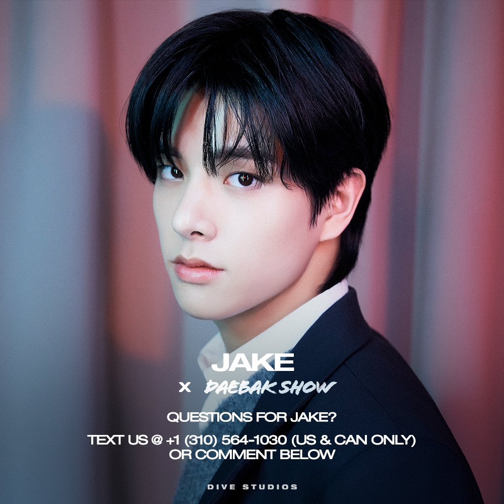 daebakshow's tweet photo. ENHYPEN on '#Kpop #DaebakShow'

⚡️ Got a question for @ENHYPEN @ENHYPEN_members?

Here’s how you can submit questions for #ENHYPEN:
1️⃣ Text us at +1 (310) 564-1030 / click the link in bio! (US/CAN)

2️⃣ Leave a comment!

#엔하이픈 #JUNGWON #정원 #JAKE #제이크 #SUNGHOON #성훈 https://t.co/cIL7mSftBH