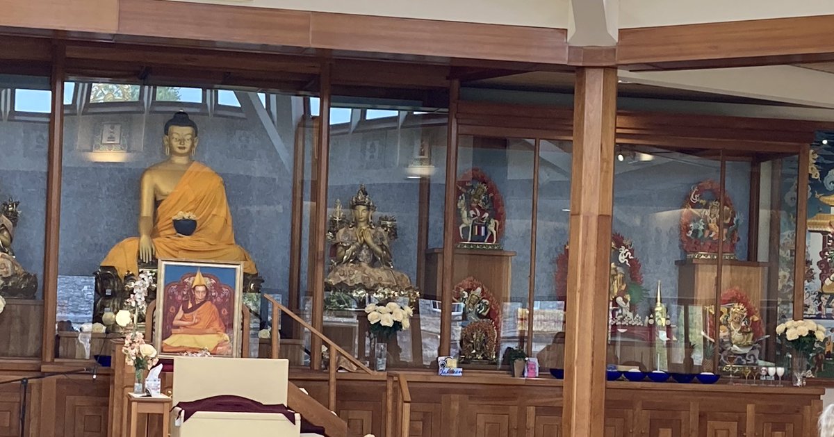 ClaireWhit794's tweet photo. A day of teachings, meditation and contemplation at Kadampa monastery, Ulverston in preparation for the relaunch of @YLTHappiness in the next few weeks🙏🧘‍♂️🧎‍♂️ https://t.co/9euY5tLRql