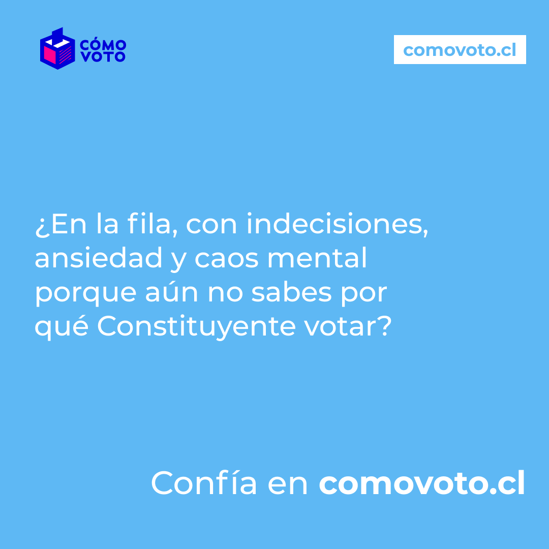 ¡¡¡Hora de votar!!!

Si aún están llenos de indecisiones respecto a sus constituyentes, en ComoVoto.cl les mostramos quiénes son sus candidatos, por quiénes están financiados, su pasado electoral, sus motivaciones y más.

Infórmense ❤️