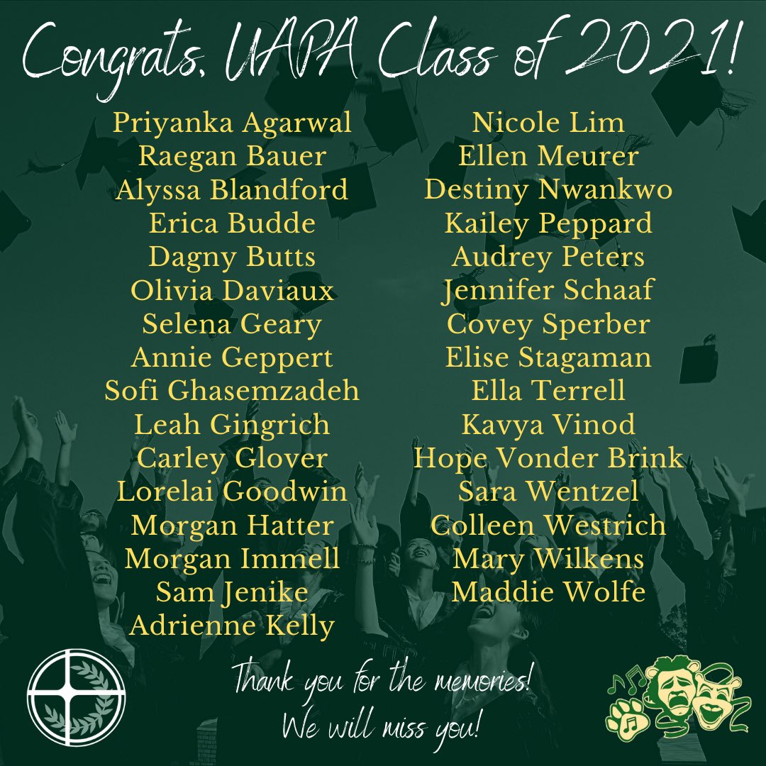 uaperformarts's tweet photo. We were fortunate to host an in-person Banquet on Thursday - an amazing way to close out the year for the Performing Arts! Congratulations to all of our seniors, who will be graduating two weeks from tomorrow. 💚🎭🎶💛 https://t.co/d5kxcABB4D